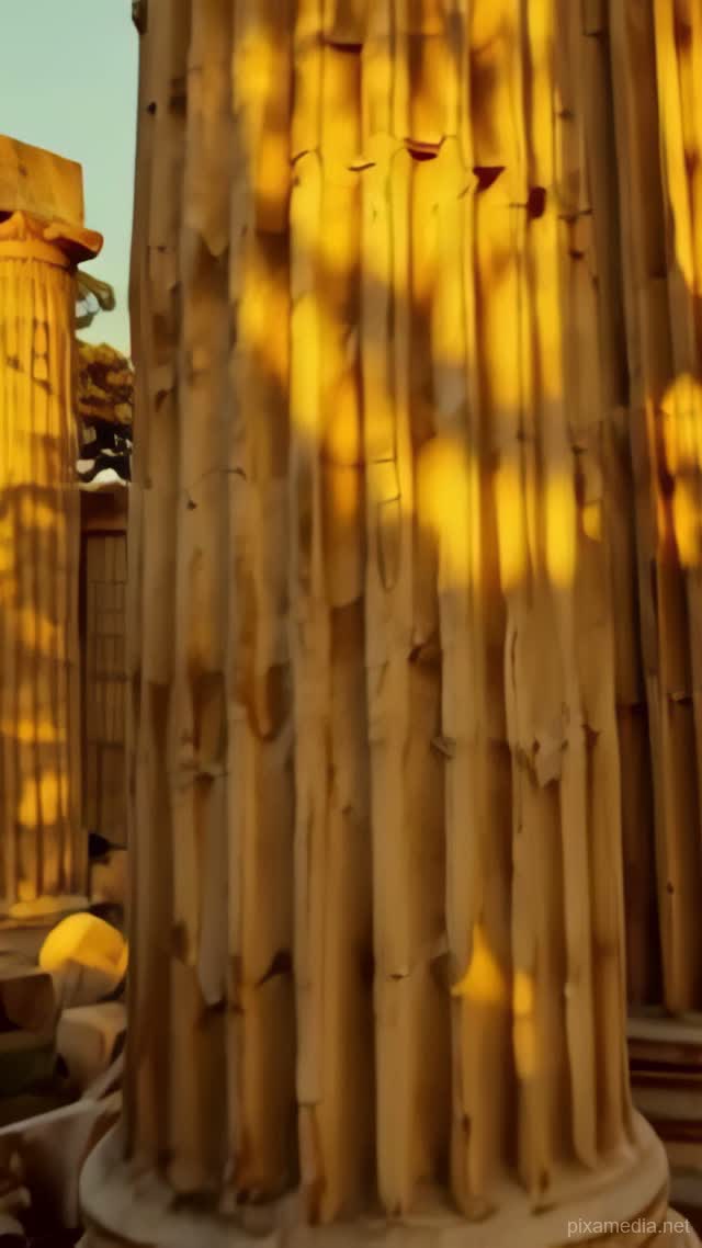 Columns of Olympia - Ancient Civilizations AI stock